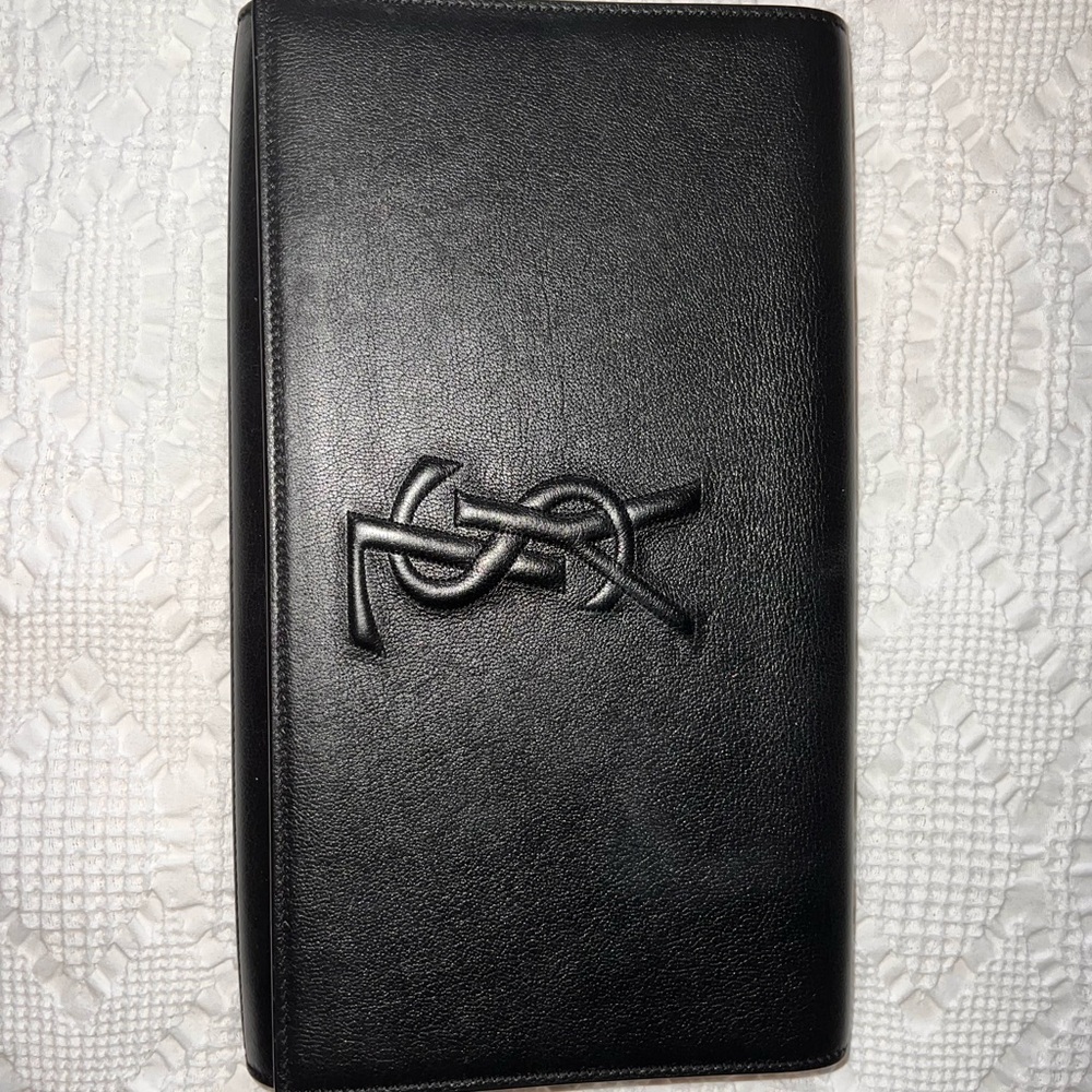 YSL Yves Saint Laurent Black Belle DeJour Clutch